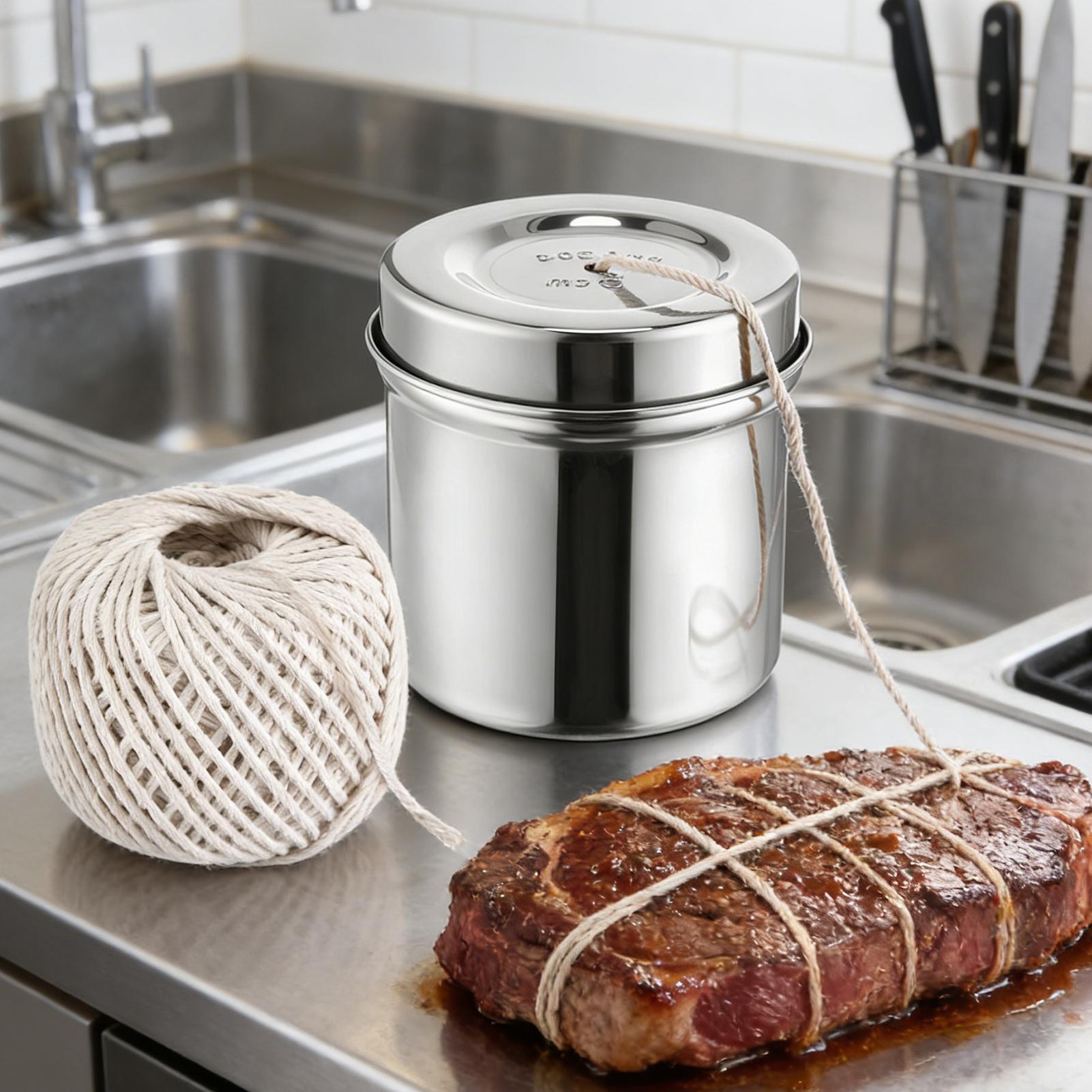 Kitchen Baking Twine - Mutfak İpi 2 Rulo Çelik Dağıtıcılı