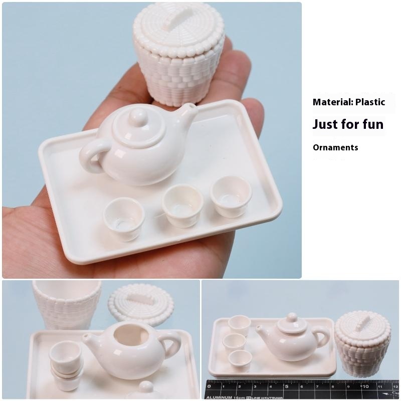 Kitchen Baking Pan Set - Yeni-1Set Oyuncak Ev Minyatür Çay Seti