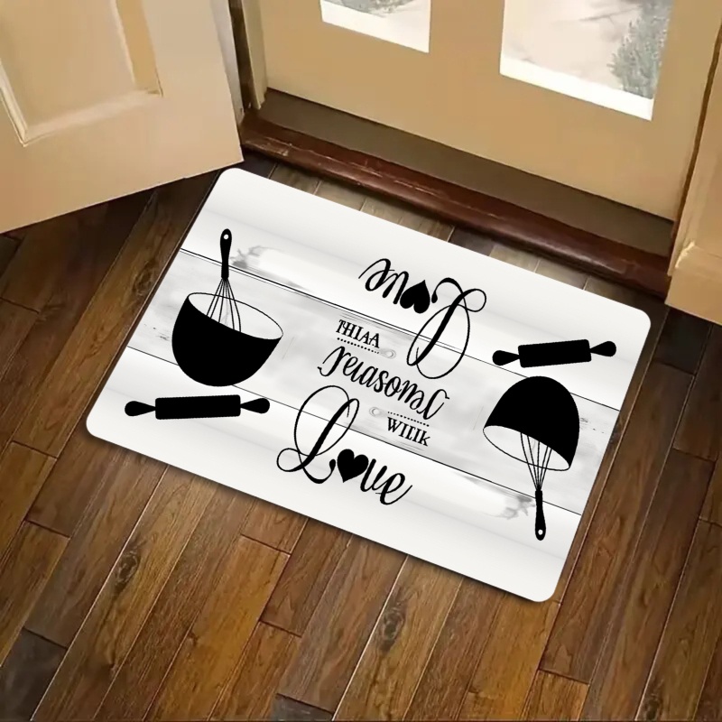 Kitchen Living Baking Mats - Mutfak Pişirme Gereçleri Aşk Sözü Paspas
