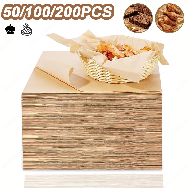 Kitchen Baking Utensil - 50/100/200 adet pişirme kağıdı parşömen fırın