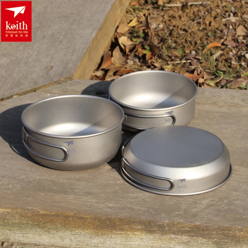 Kitchen Baking Pan Set - Keith 3 ADET Titanyum Tencere Tavalar