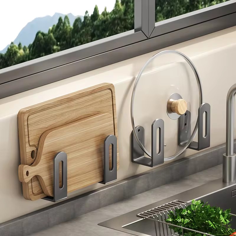 Kitchen Baking Pan Set - 2 adet/takım tencere kapağı rafı tencere