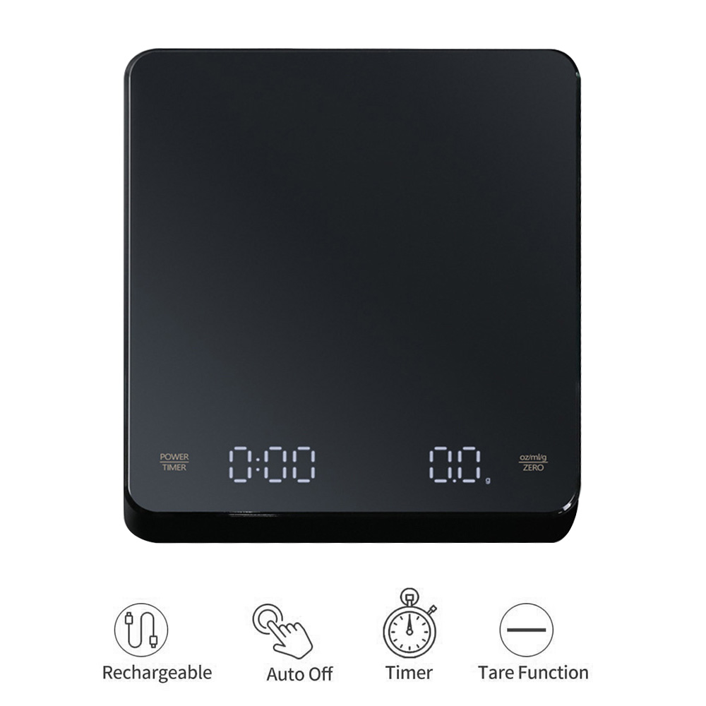 Kitchen Baking Timer - Zamanlayıcılı LED Ekranlı Dijital Kahve Terazisi