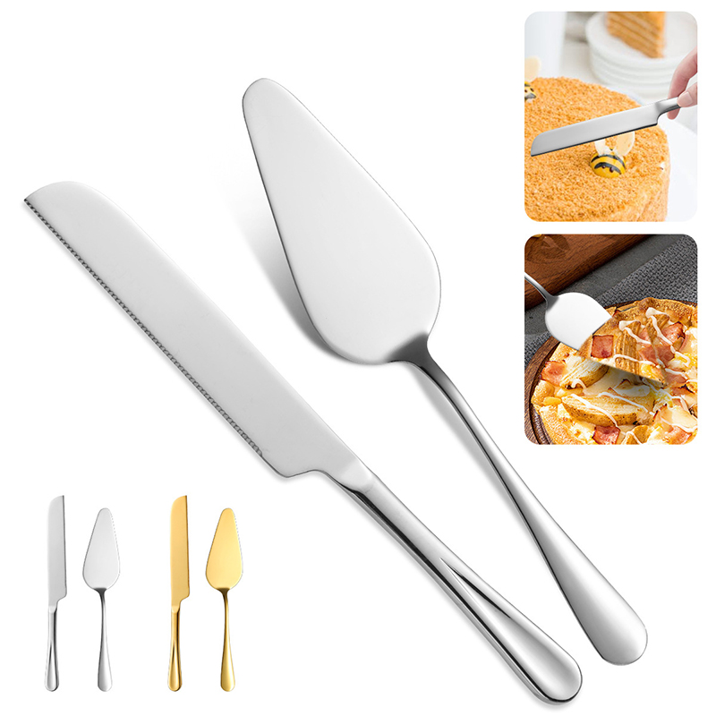 Kitchen Baking Utensil - Paslanmaz Çelik Kek Kesme Spatula Bıçak