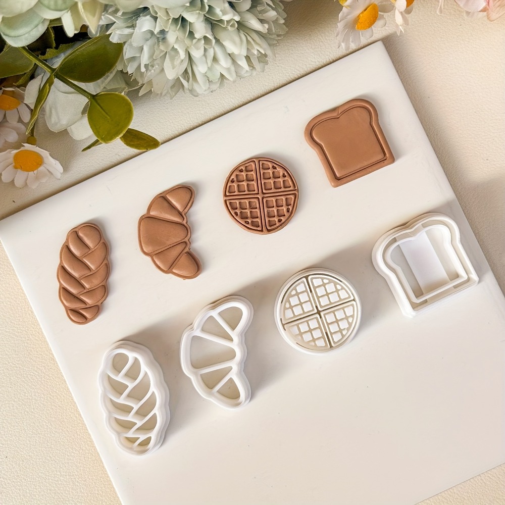 Cookie Cutter Set - 4 Parça Ekmek Temalı Kurabiye Kalıbı