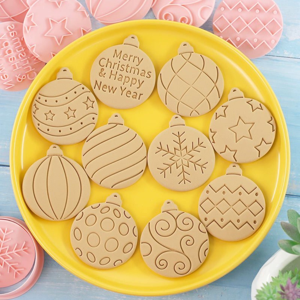 Cookie Cutter Set - 11 Parça Noel Süsü Kurabiye Kalıbı
