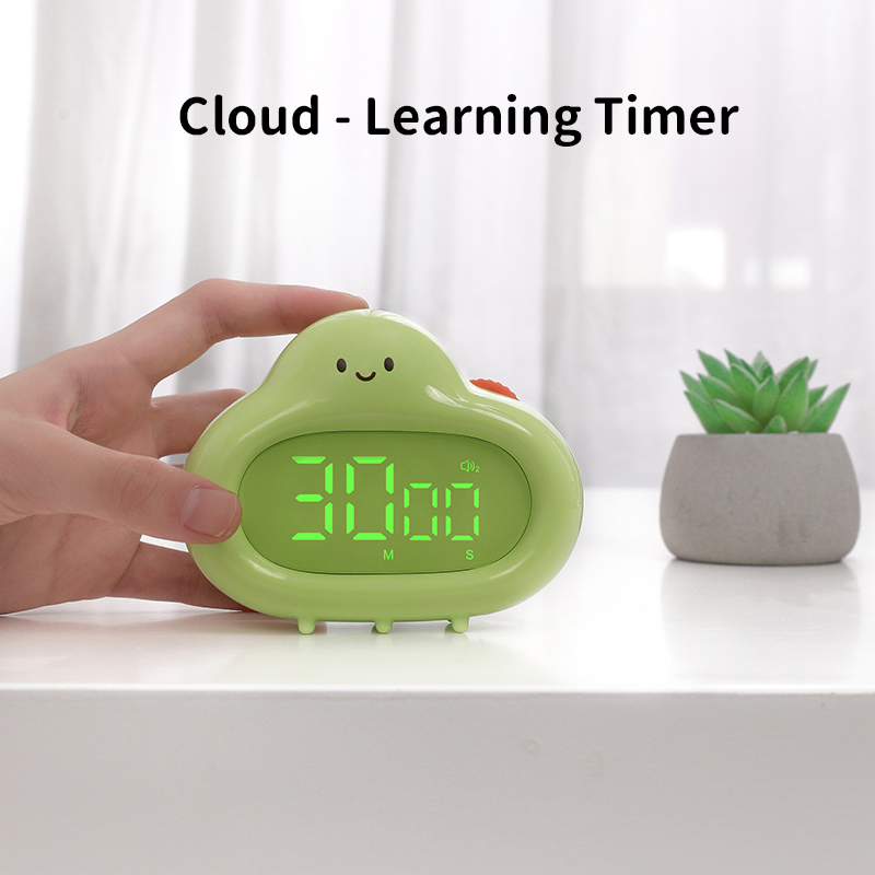 Kitchen Baking Timer - 1 adet, yaratıcı beyaz bulut şekli