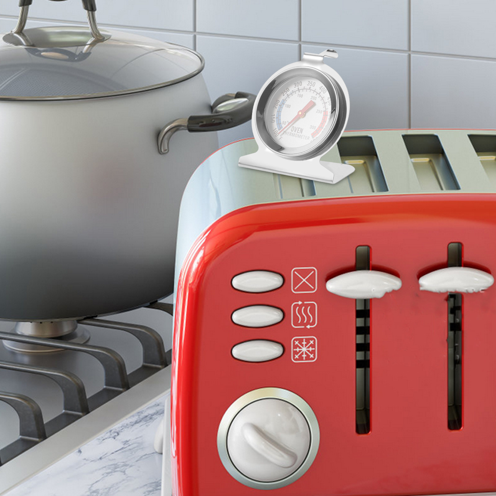 Kitchen Baking Oven - 2 Adet Paslanmaz Çelik Fırın Termometresi