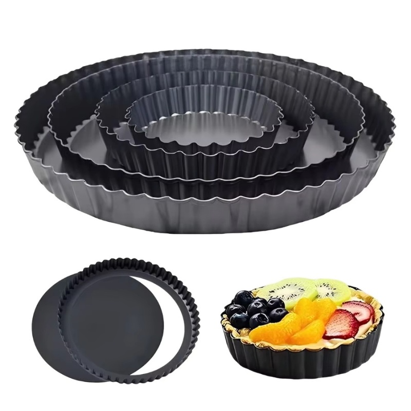 Kitchen Baking Pans - 1 adet çıkarılabilir alt yuvalı tart