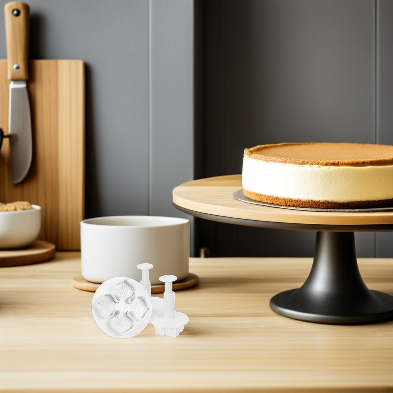 3 Parça Sugarcraft Ortanca Fon - Cookie Cutter Set incelemesi ve fiyatı