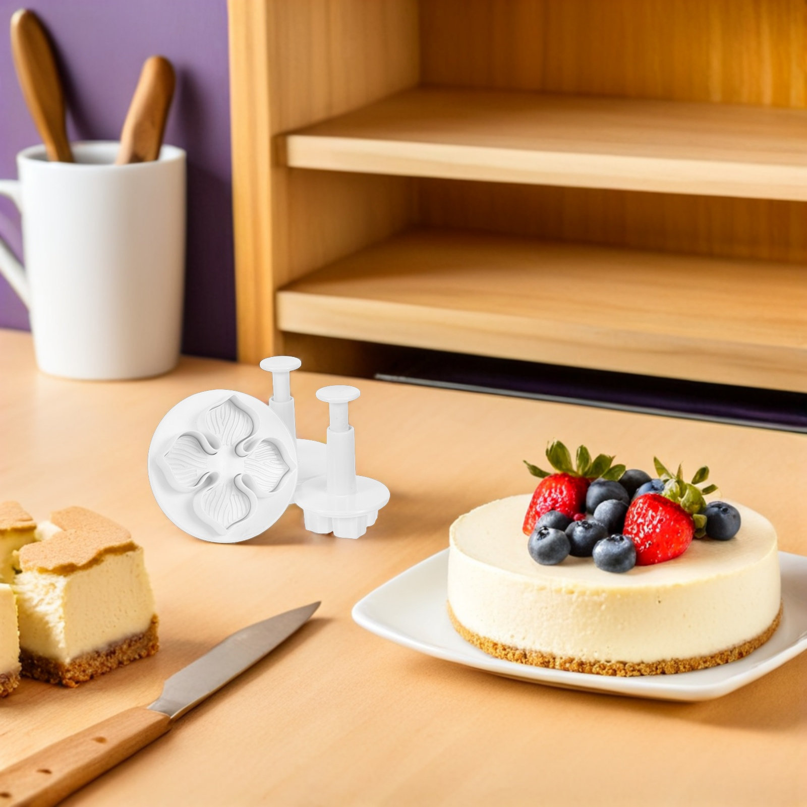 3 Parça Sugarcraft Ortanca Fon - Cookie Cutter Set incelemesi ve fiyatı