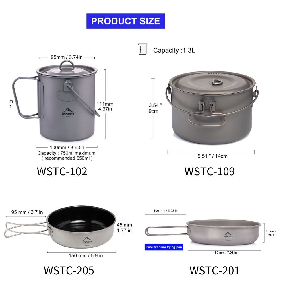 Widesea kamp sofra titanyum te - Kitchen Baking Pan Set incelemesi ve fiyatı