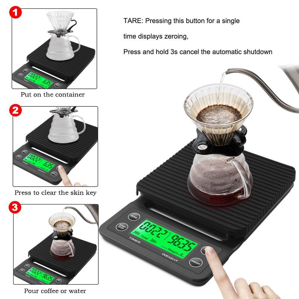 3kg/0.1g 5kg/0.1g Damla Kahve  - Kitchen Baking Timer incelemesi ve fiyatı