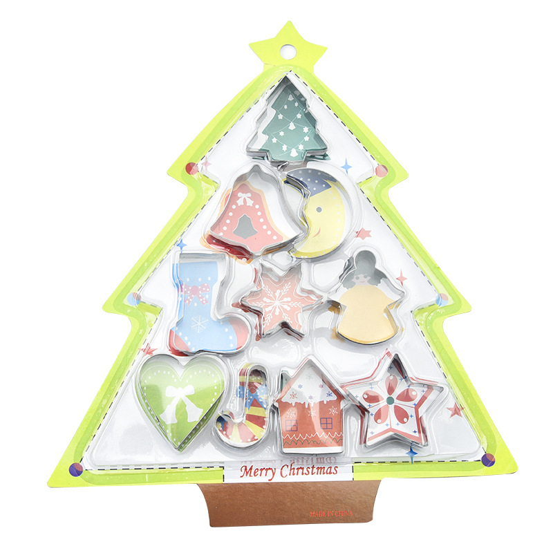 10 Parça Paslanmaz Çelik Noel  - Cookie Cutter Set incelemesi ve fiyatı