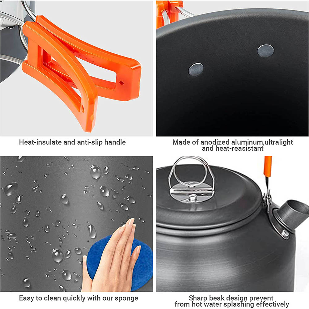 1 adet/1 takım Kamp Tencere Se - Kitchen Baking Pan Set incelemesi ve fiyatı
