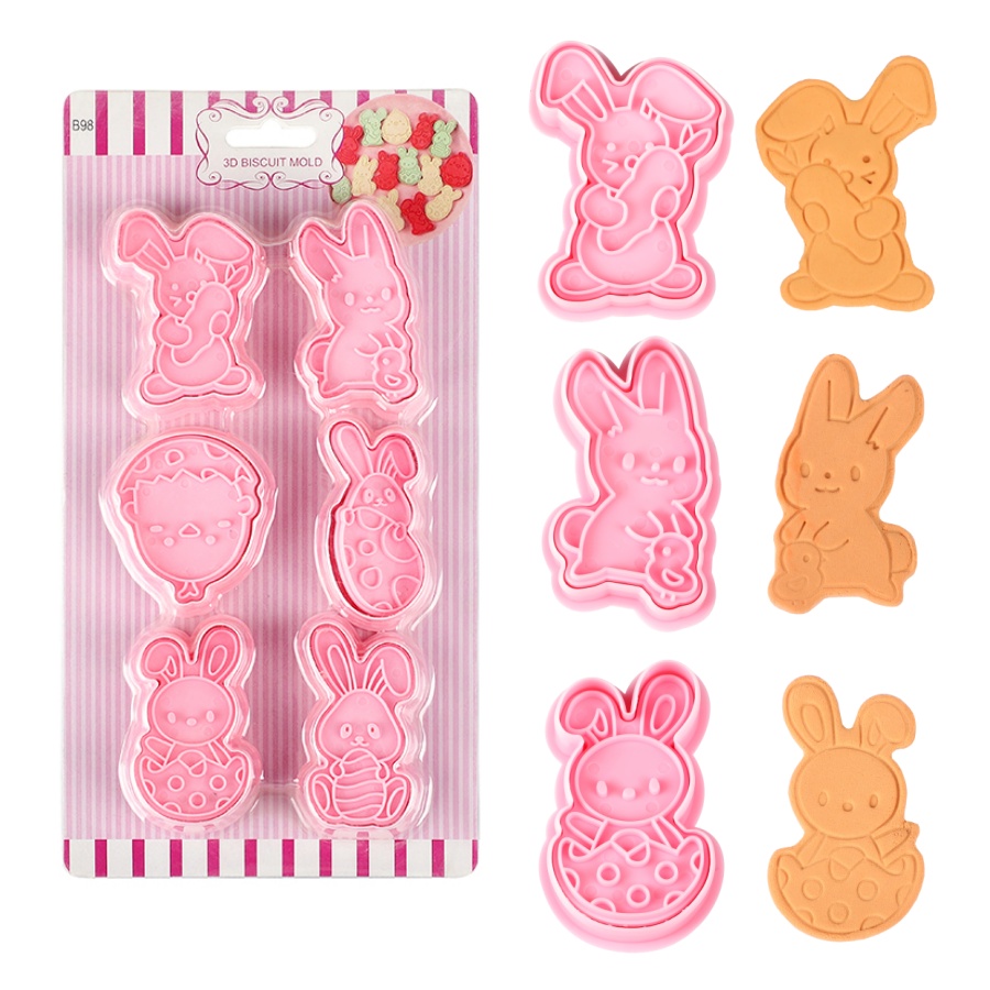 6 adet/takım paskalya tavşanı  - Cookie Cutter Set incelemesi ve fiyatı