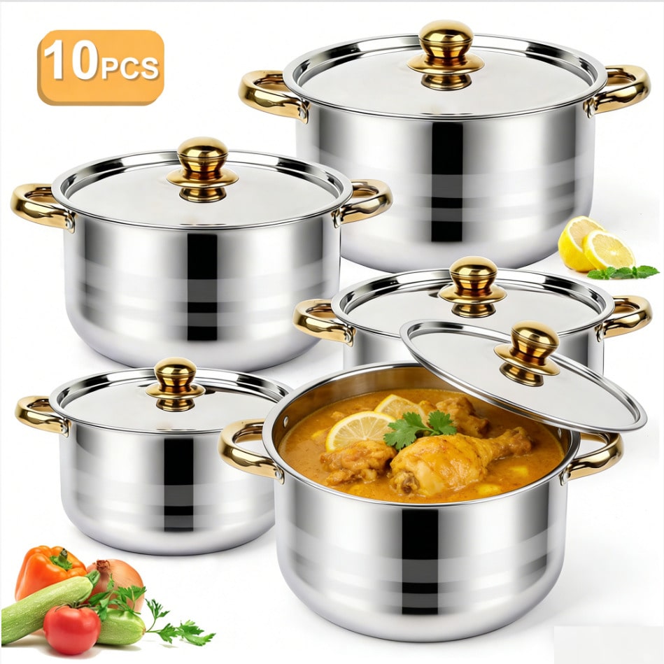Paslanmaz Çelik Tencere Seti M - Kitchen Baking Pan Set incelemesi ve fiyatı