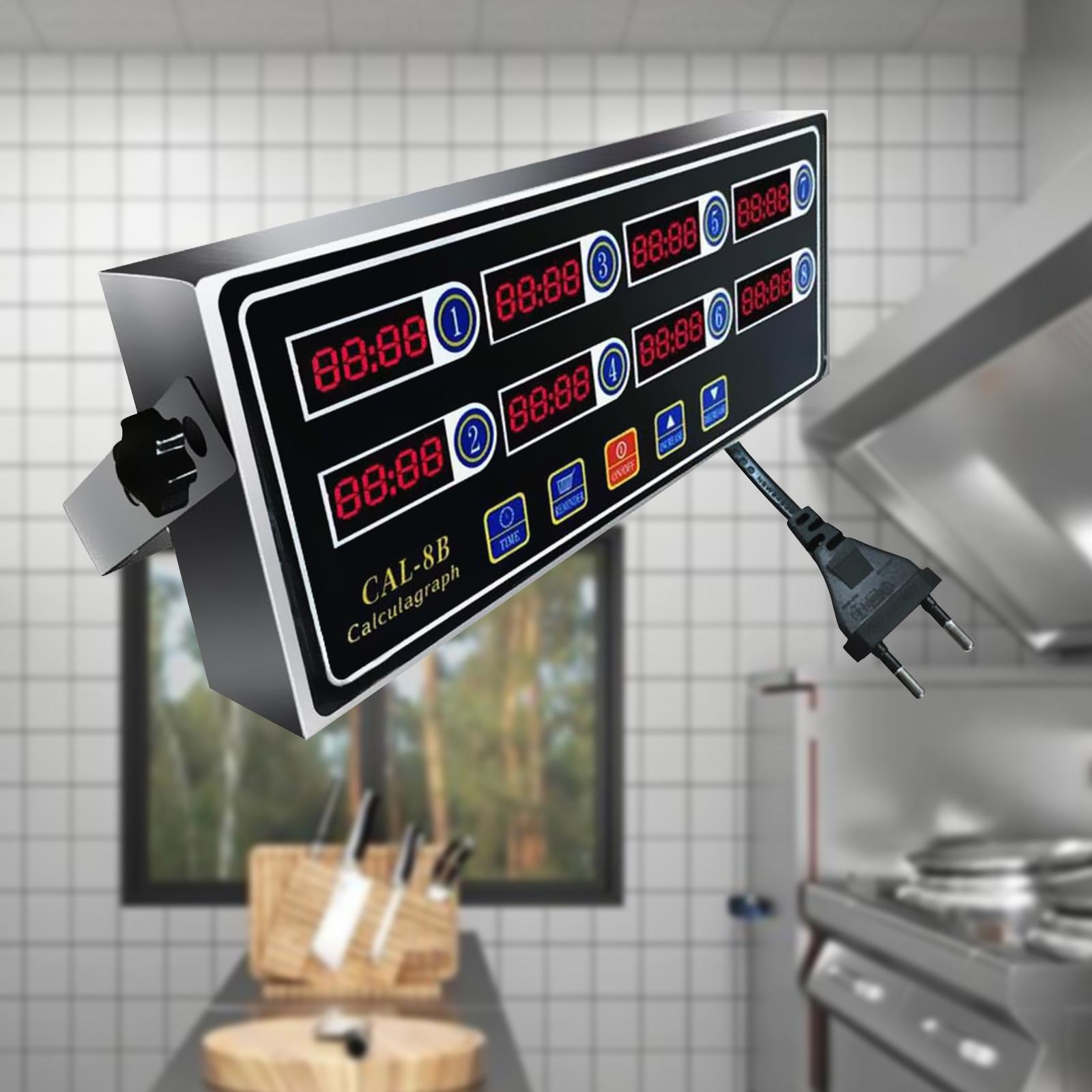 Mutfak Ev için Ticari 8 Kanal  - Kitchen Baking Timer incelemesi ve fiyatı