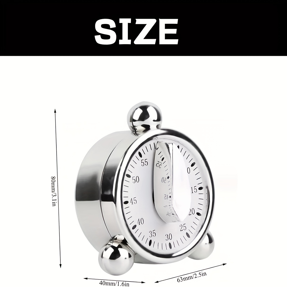 Görünür Mekanik Zamanlayıcı, 6 - Kitchen Baking Timer incelemesi ve fiyatı